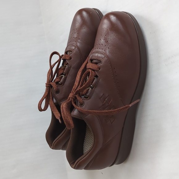 SAS Free Time Tripad Comfort Lace Up Walking Shoe 7N Teak Brown - Picture 5 of 16